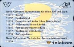 Neu Auskunfts Rufnummern