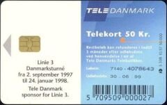 Tele Danmark Sponsor for Linie 3