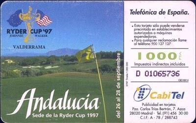 Andalucia Ryder Cup 97